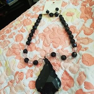 Necklace and  earrings